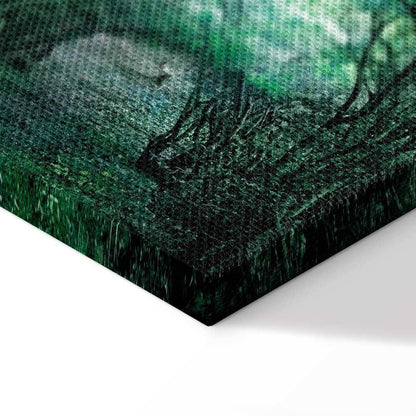 Leinwandbild - Green Pergola (1 Part) Vertical