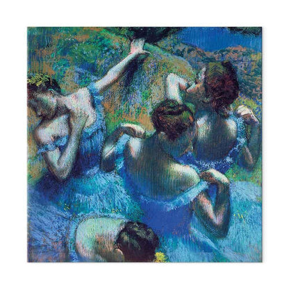 Leinwandbild - Edgar Degas – Blue Dancers II
