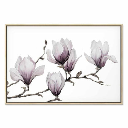 Leinwandbild - Painted Magnolias (1 Part) Wide