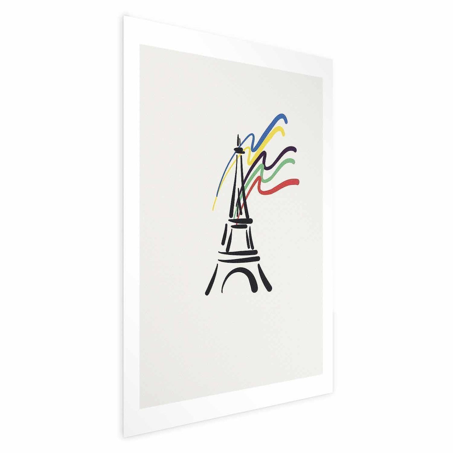Poster - Eiffel Tower and Colors