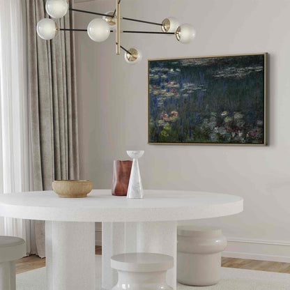 Leinwandbild - Claude Monet – Waterlilies: Green Reflections