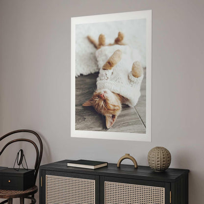 Poster - Lazy Cat Artgeist