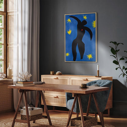Leinwandbild - Henri Matisse – Icarus (from Jazz)