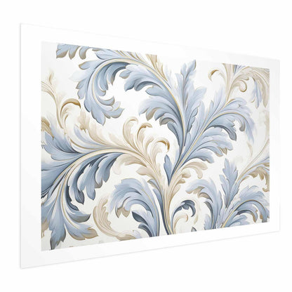 Poster - Baroque Vines in Light Colors