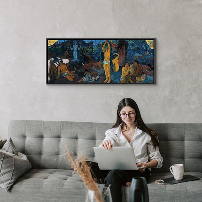 Leinwandbild - Paul Gauguin – Where Do We Come From? What Are We? Where Are We Going?