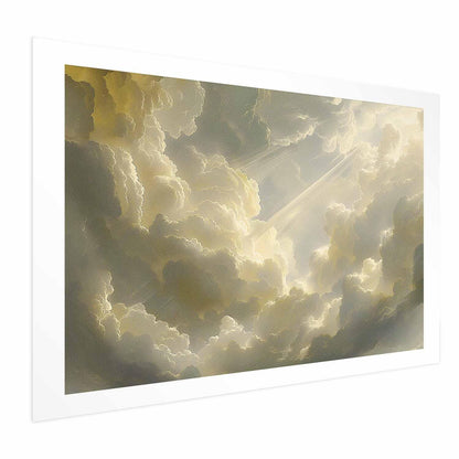 Poster - Fascinating Play of Colors Against the Clouds Artgeist