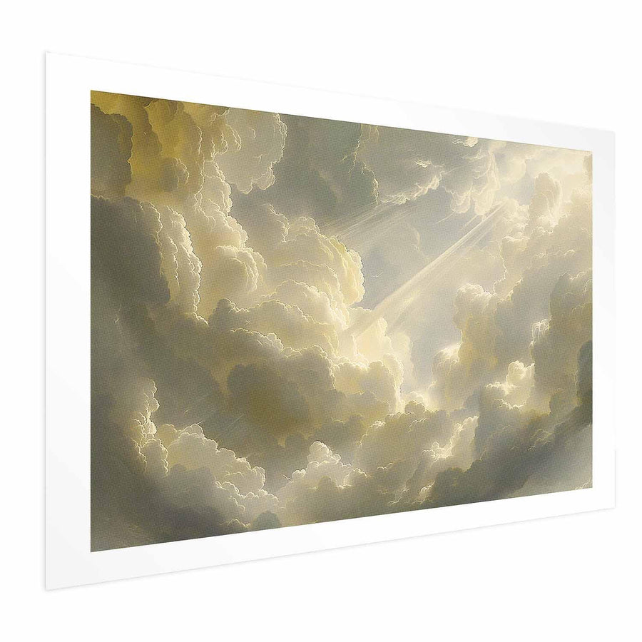 Poster - Fascinating Play of Colors Against the Clouds Artgeist