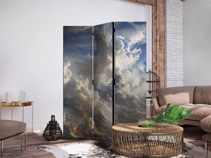 Paravent - Golden Reflections on Clouds Foretelling Dusk Artgeist