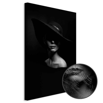 Leinwandbild - Mysterious Woman (1 Part) Vertical