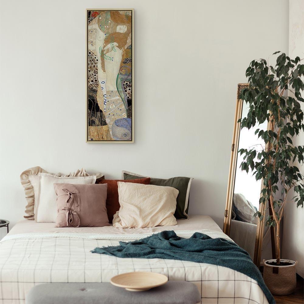 Leinwandbild - Gustav Klimt – Water Serpents