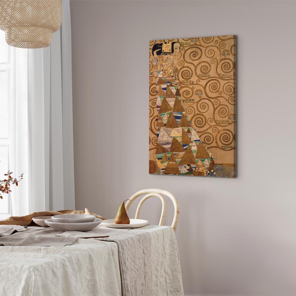 Leinwandbild - Gustav Klimt – Expectation