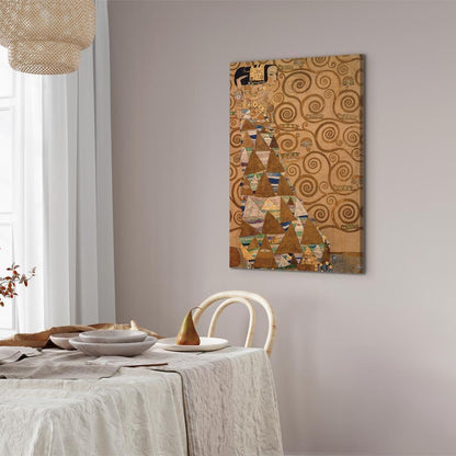 Leinwandbild - Gustav Klimt – Expectation