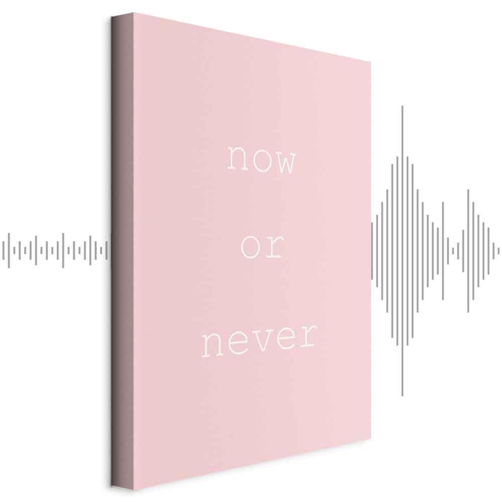 Leinwandbild - Now or Never (1 Part) Vertical