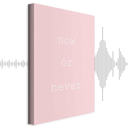 Leinwandbild - Now or Never (1 Part) Vertical