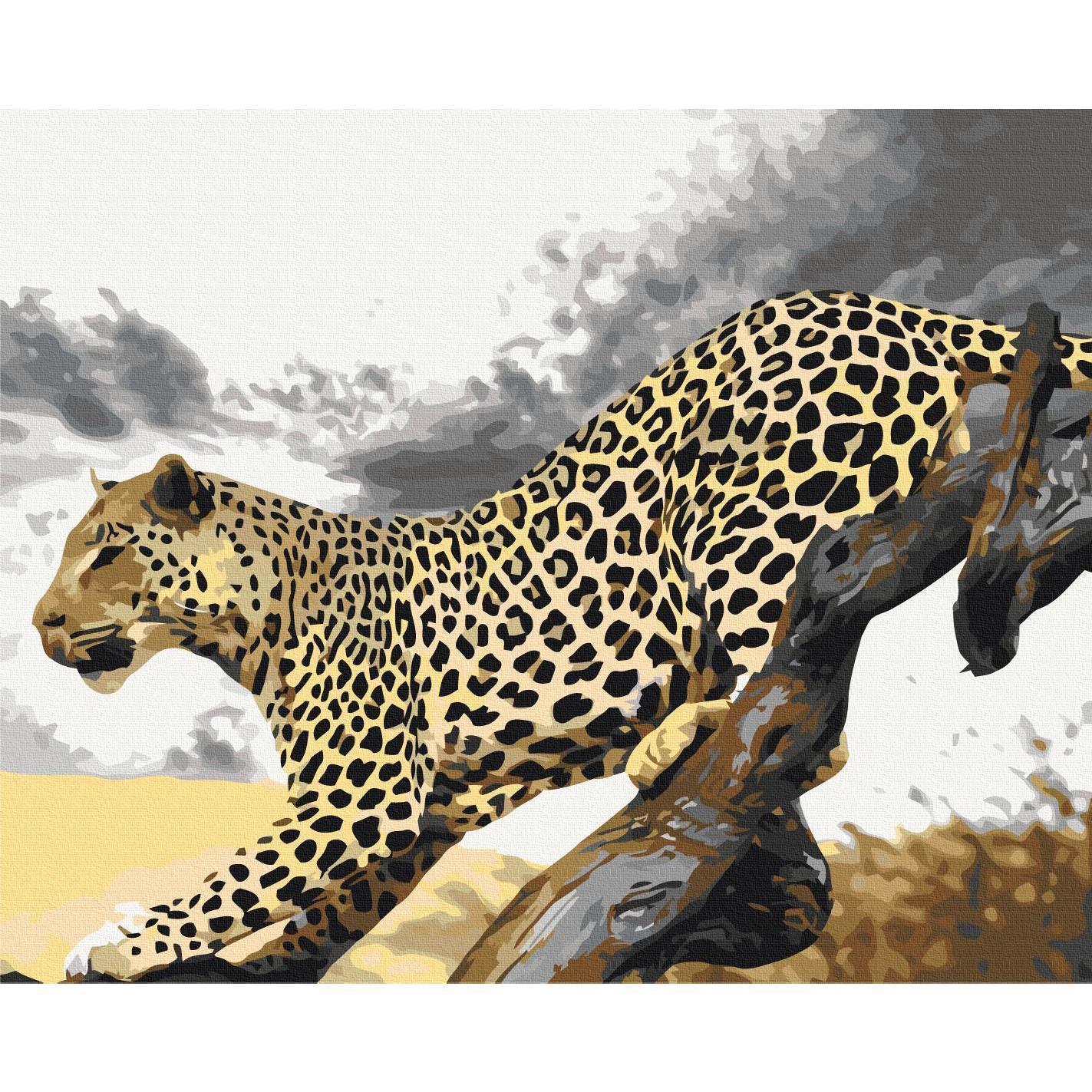 Malen nach Zahlen - Cheetah