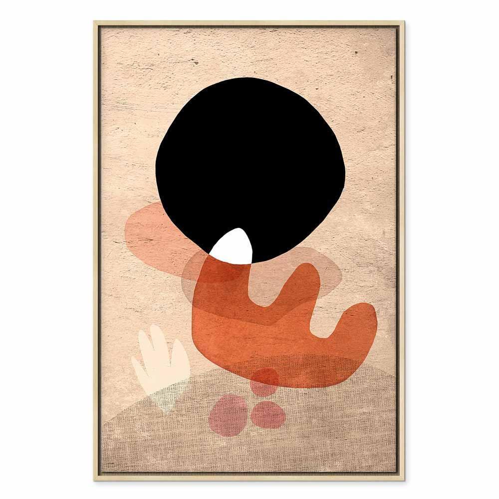 Leinwandbild - Black Stone (1 Part) Vertical