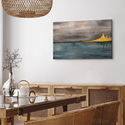 Leinwandbild - Golden City (1 Part) Wide