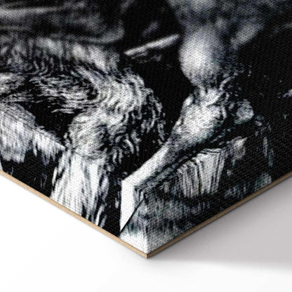 Leinwandbild - Albrecht Dürer – Knight, Death and the Devil