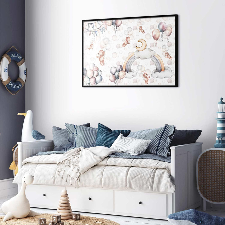 Poster - Bears in the Sky Artgeist