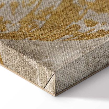 Leinwandbild - Gold Mosaic (1 Part) Wide