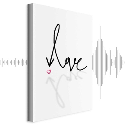 Leinwandbild - This is Love (1 Part) Vertical