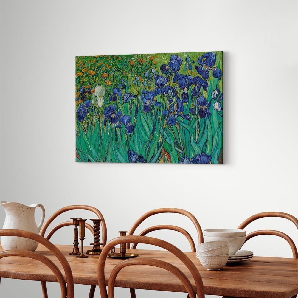 Leinwandbild - Vincent Van Gogh – Iryses