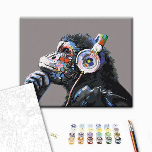 Malen nach Zahlen - Musical Monkey