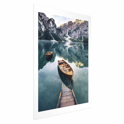 Poster - Boats in the Dolomites