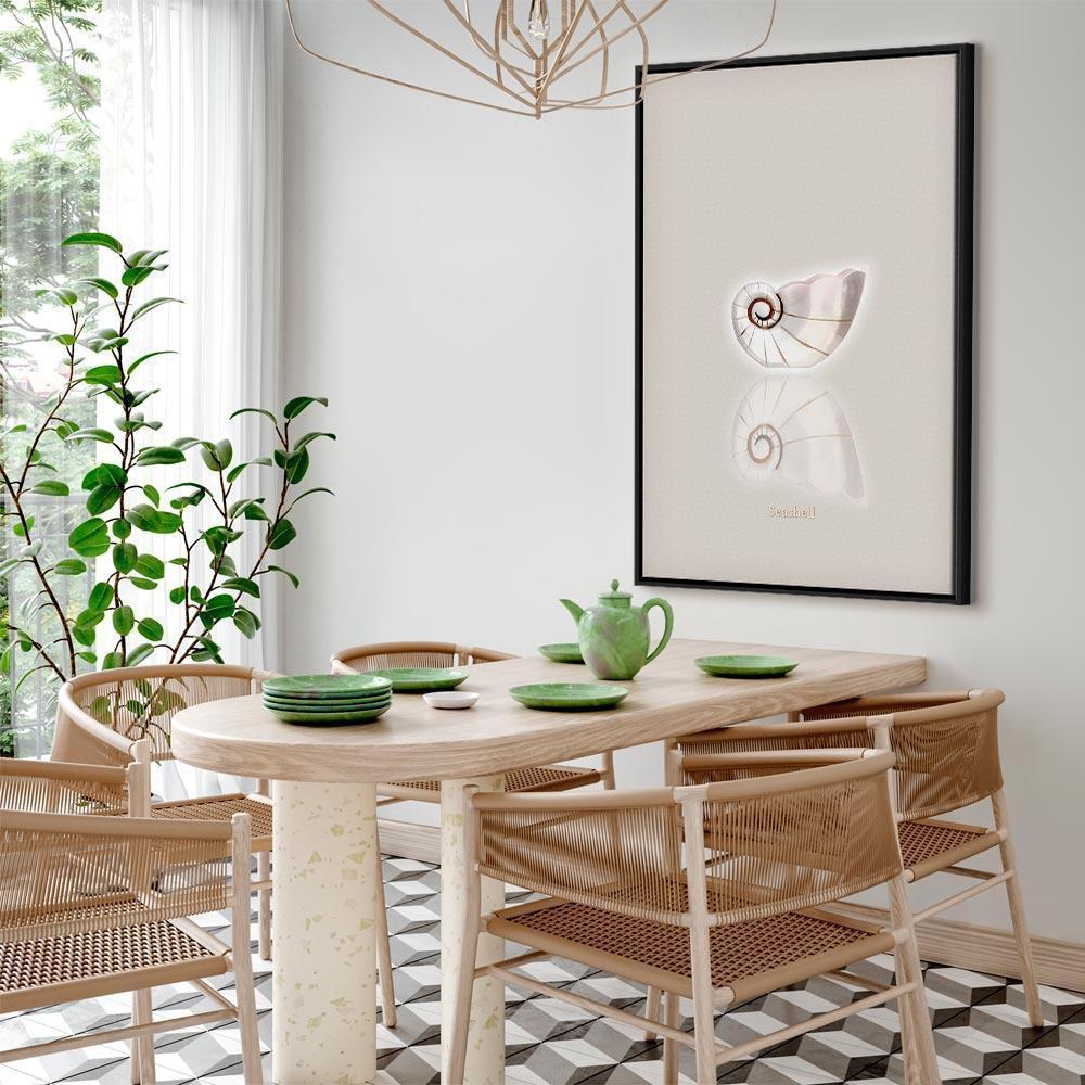 Leinwandbild - Ceramic Shell (1 Part) Vertical