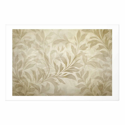 Poster - Sand-colored Leaves and Vines