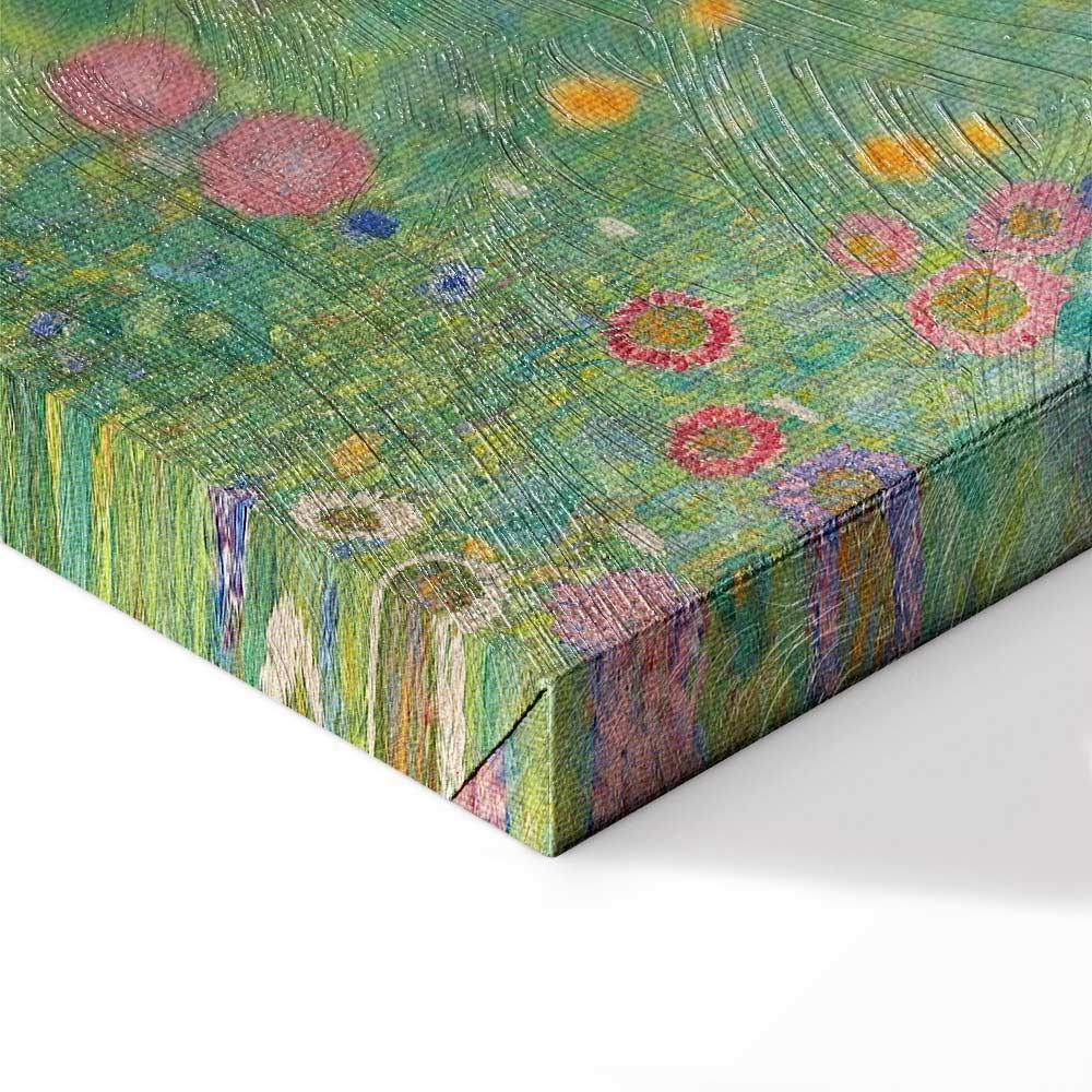 Leinwandbild - Gustav Klimt – Farm garden with sunflowers