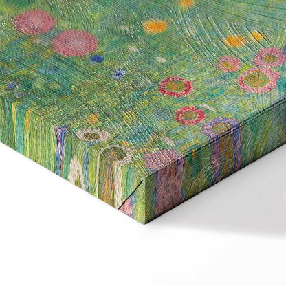 Leinwandbild - Gustav Klimt – Farm garden with sunflowers