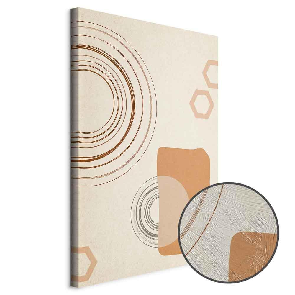 Leinwandbild - Sand Castles (1 Part) Vertical