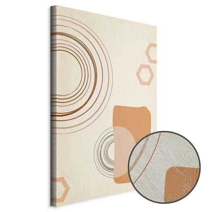 Leinwandbild - Sand Castles (1 Part) Vertical