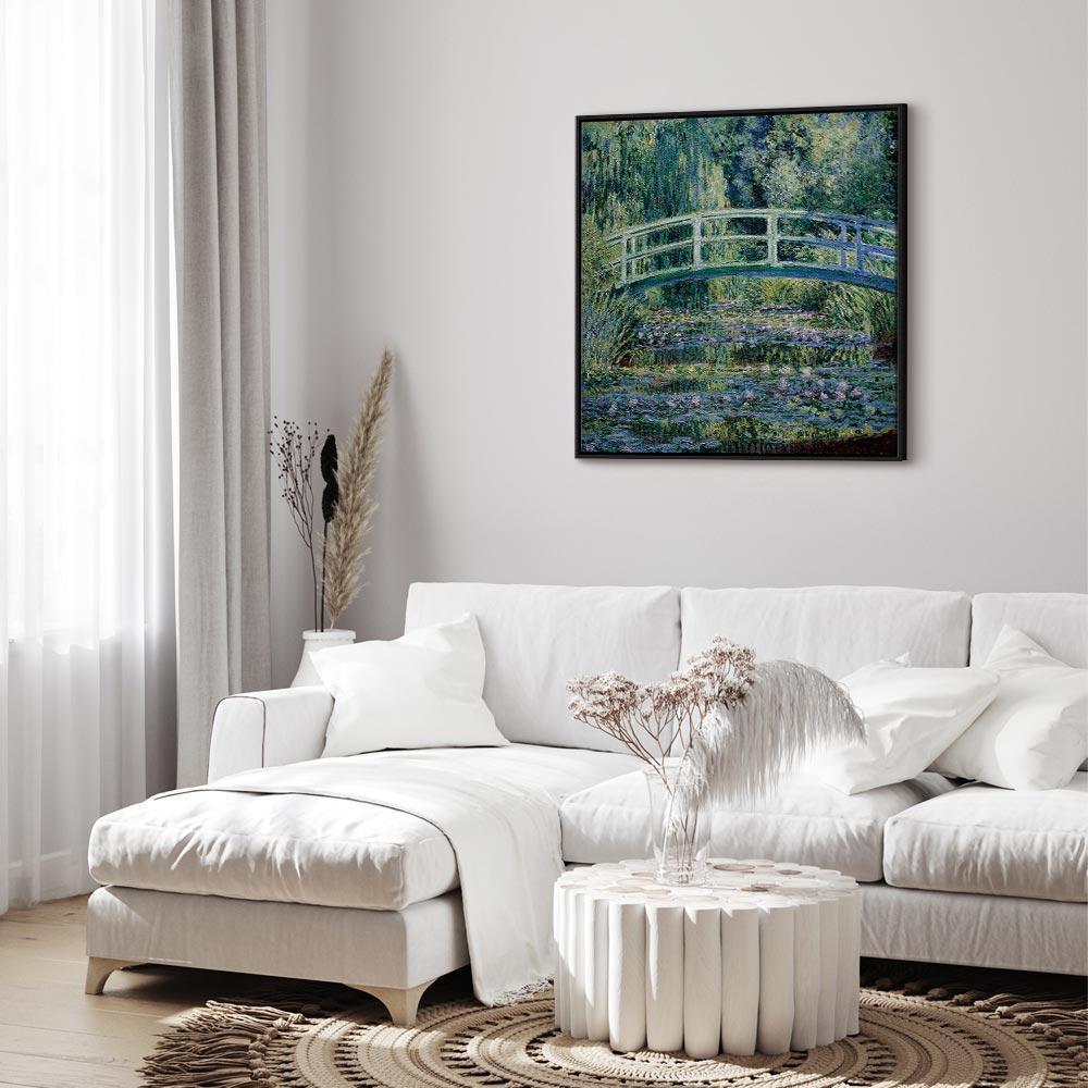 Leinwandbild - Claude Monet – Footbridge in Giverny