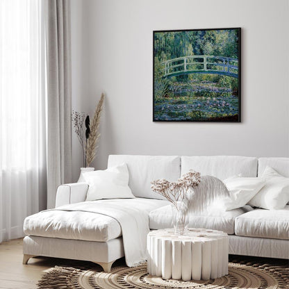 Leinwandbild - Claude Monet – Footbridge in Giverny