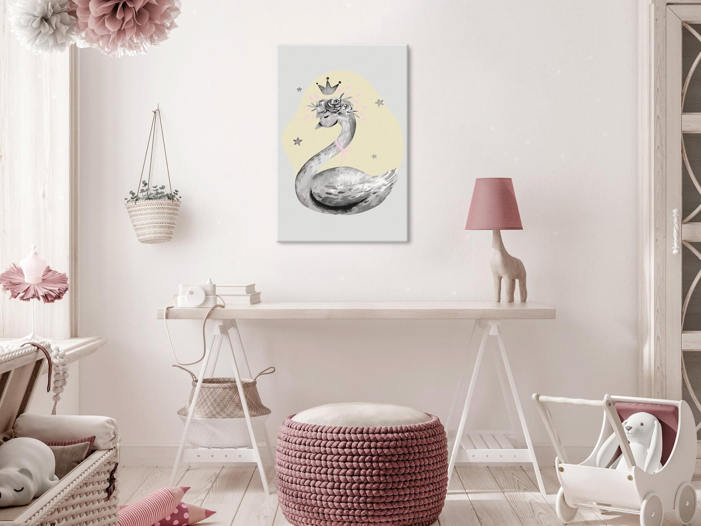Malen nach Zahlen - Swan in the Crown