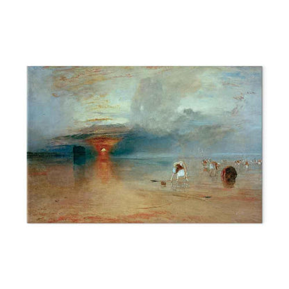 Leinwandbild - William Turner – Calais Sands at Low Water