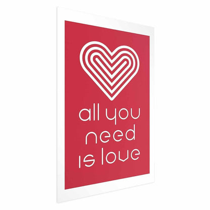 Poster - Let's Love Each Other Artgeist