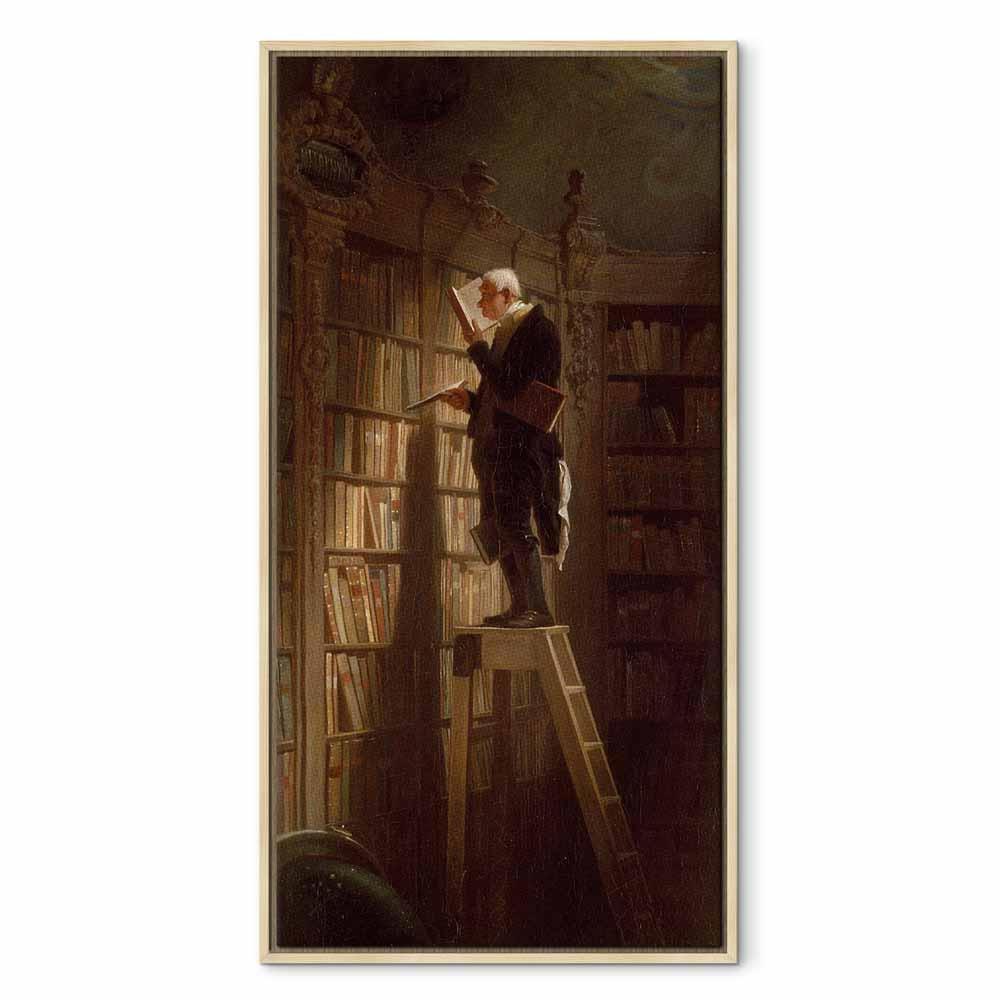 Leinwandbild - Carl Spitzweg – The Bookworm