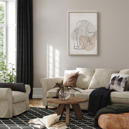 Leinwandbild - French Chic (1 Part) Vertical