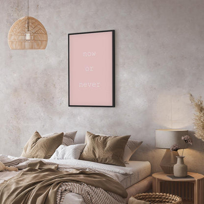 Leinwandbild - Now or Never (1 Part) Vertical
