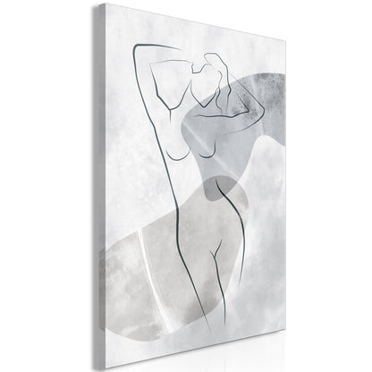 Leinwandbild - Resting Muse (1 Part) Vertical Artgeist