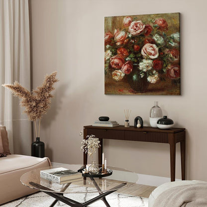 Leinwandbild - Pierre-Auguste Renoir – Still Life with Roses