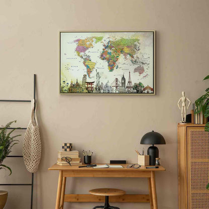 Leinwandbild - Wonders of the World (1 Part) Wide