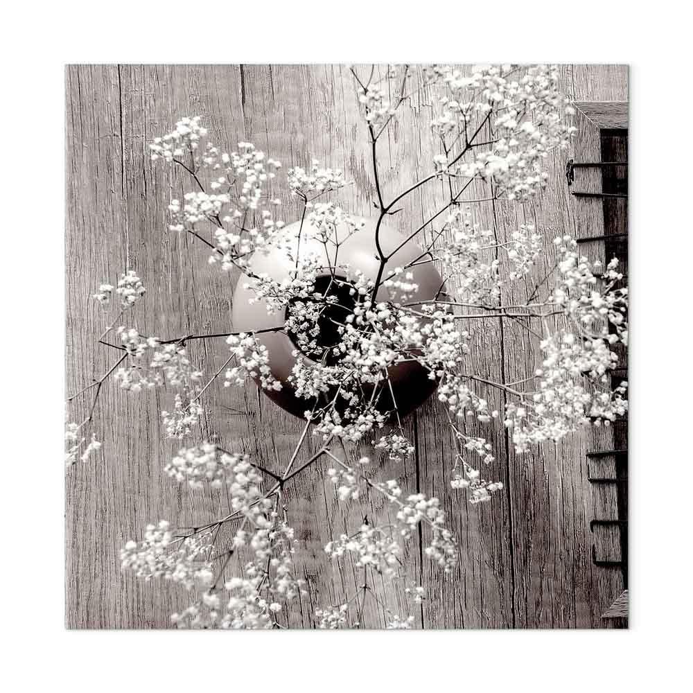 Leinwandbild - Dried Flowers (1 Part) Square