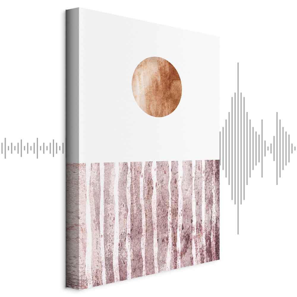 Leinwandbild - Harmony and Rhythm (1 Part) Vertical