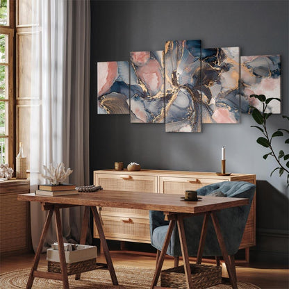 Leinwandbild - Sentimental Journey (5 Parts) Wide