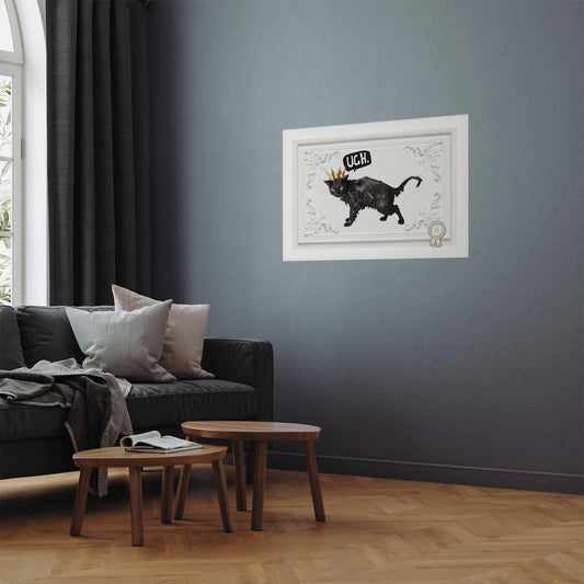 Poster - Cat with a Crown Artgeist