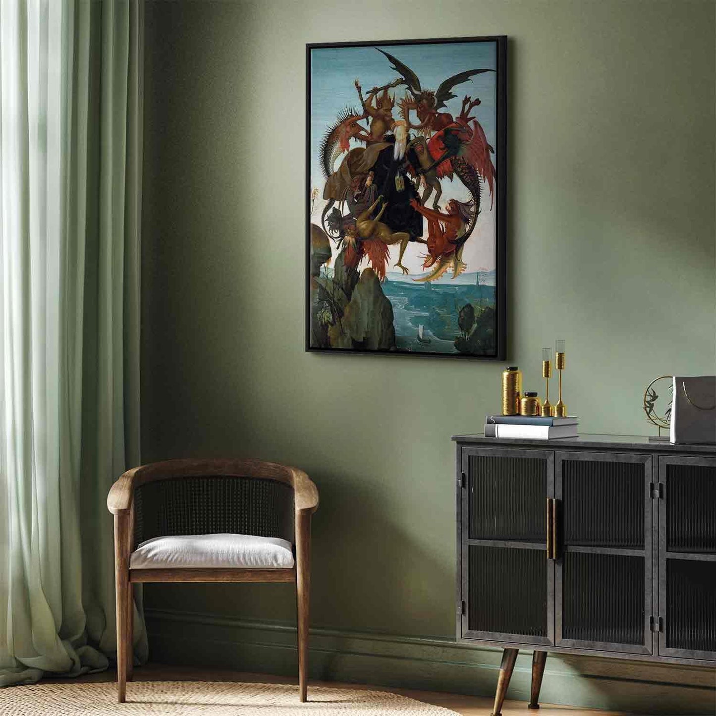 Leinwandbild - Michelangelo – The Torment of Saint Anthony